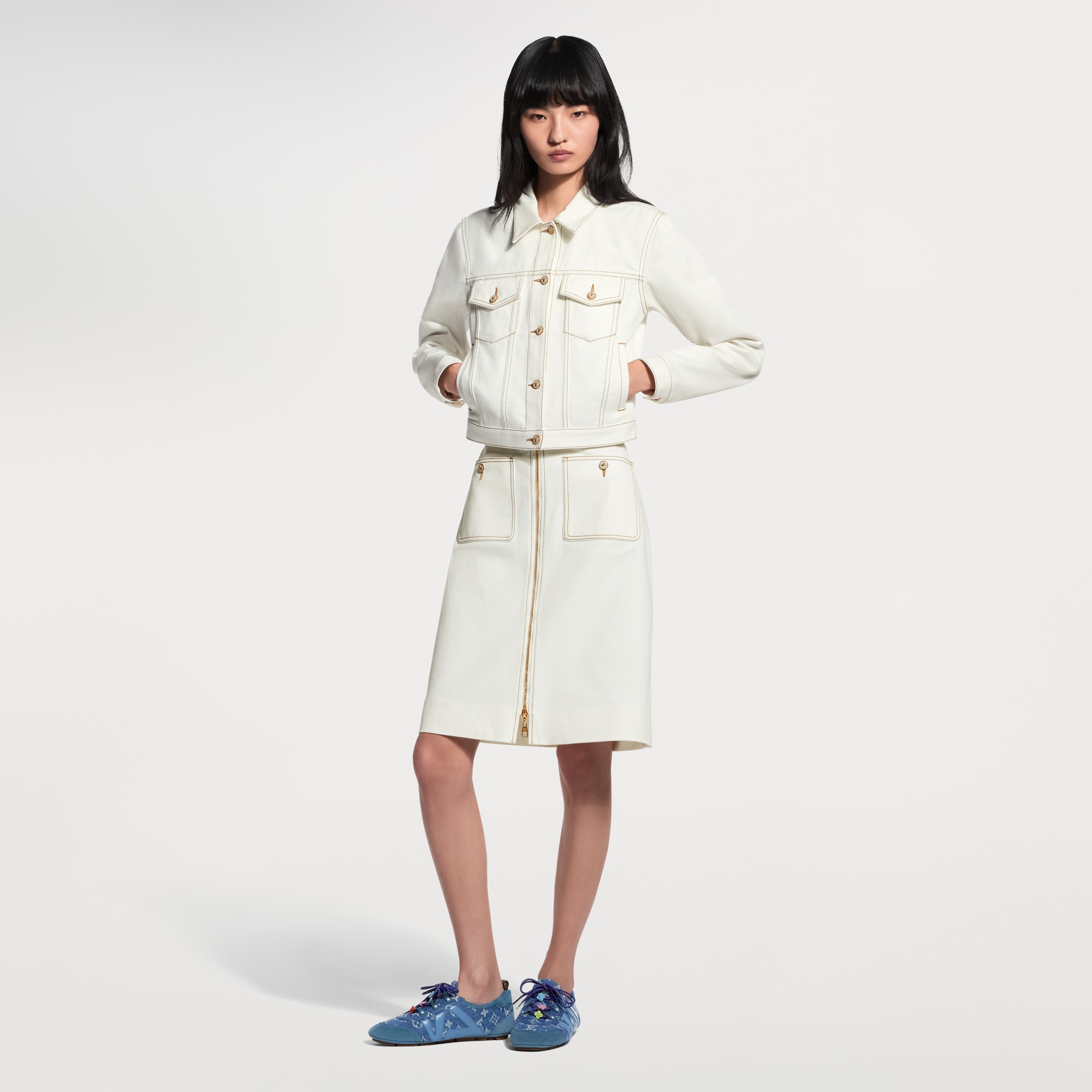 Contrast Stitch Utility Jacket - Women - Ready-to-Wear | LOUIS